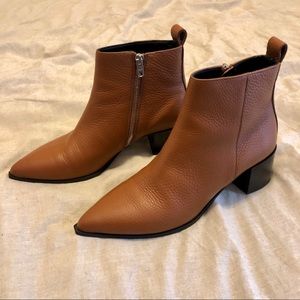 Everlane Boss Boot Pebbled Cognac 8.5